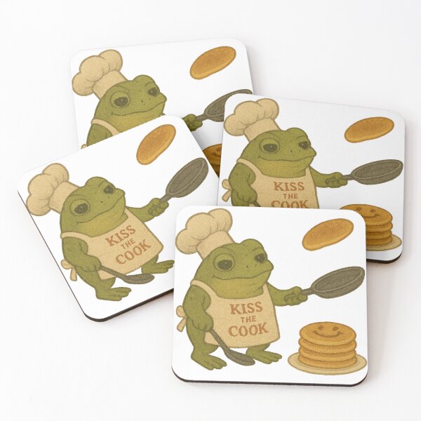 Item preview, Frog Chef Pancake Flip – Cute Amphibian Cooking Design designed and sold by The Cozy Ribbit Shack.