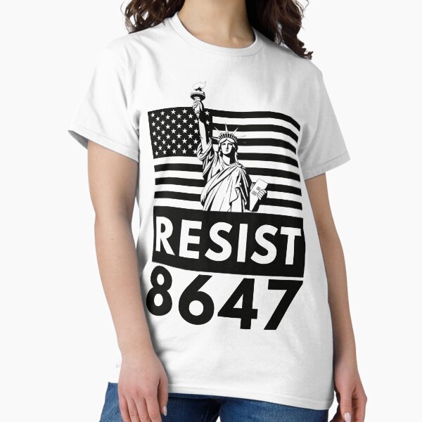 Item preview, Resist 8647 Anti Trump designed and sold by AnnieKocoy.