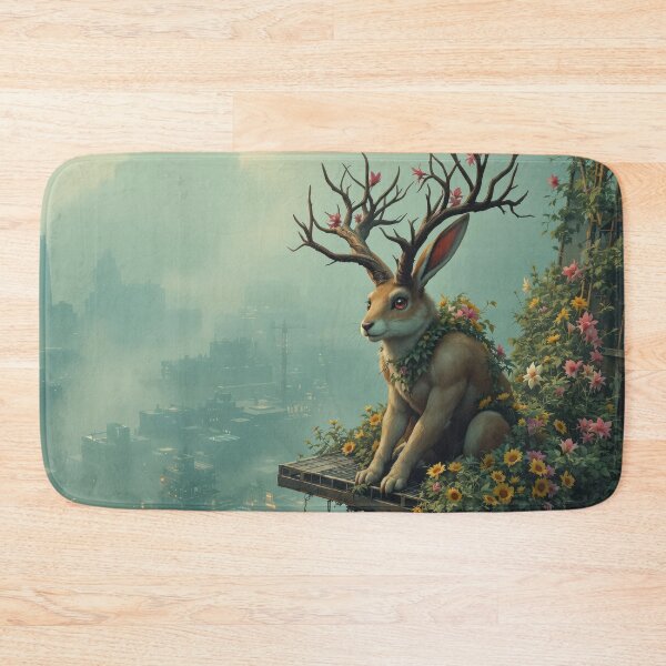 Item preview, Heroic Jackalope designed and sold by HabitableMoons.