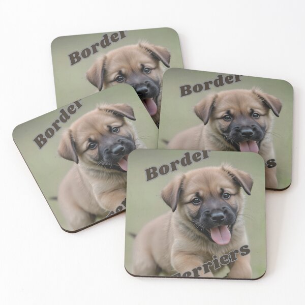 Item preview,  Border Terrier Puppy – Cute Running Dog Design designed and sold by Emilia-Design.