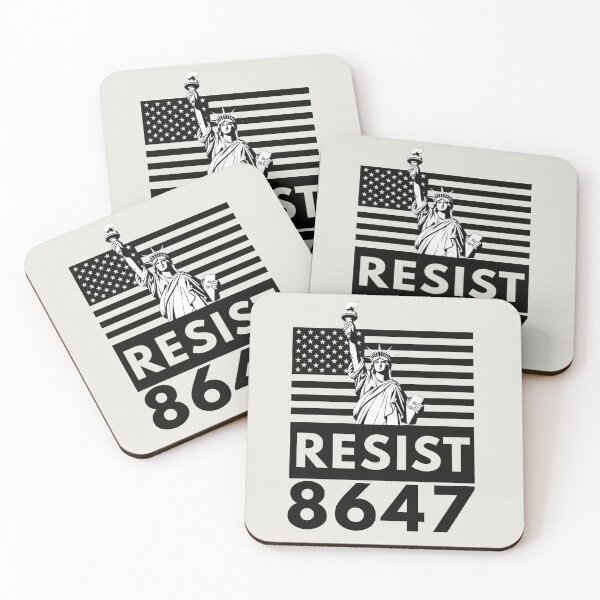 Item preview, Resist 8647 Anti Trump designed and sold by Anniko Art Studio.
