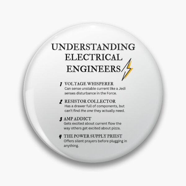 Item preview, Funny Electrical Engineer Definitions – Electronics & Circuit Humor designed and sold by PsyFlow35.