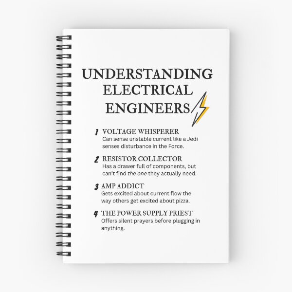 Item preview, Funny Electrical Engineer Definitions – Electronics & Circuit Humor designed and sold by PsyFlow35.
