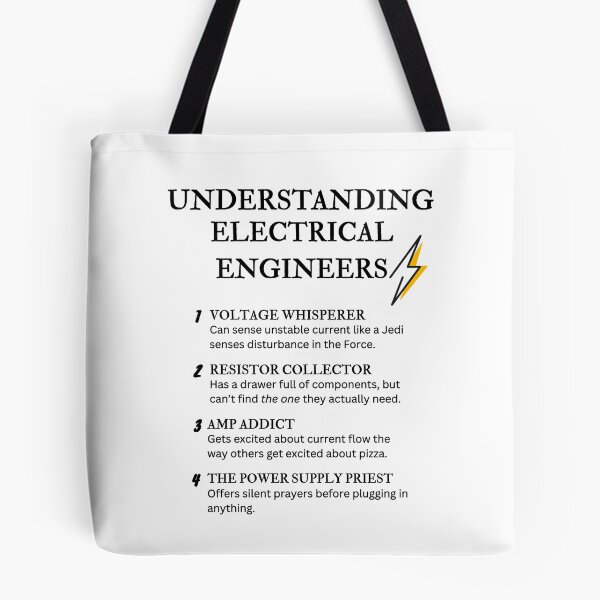 Item preview, Funny Electrical Engineer Definitions – Electronics & Circuit Humor designed and sold by PsyFlow35.