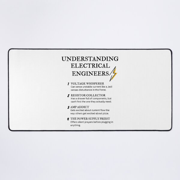 Item preview, Funny Electrical Engineer Definitions – Electronics & Circuit Humor designed and sold by PsyFlow35.