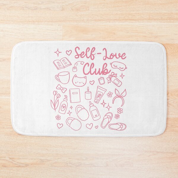 Item preview, Self Love Club Doodles in Pink designed and sold by SimplyEmmaJoy.