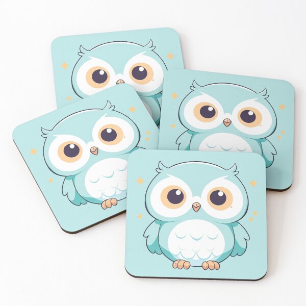 Item preview, Kawaii Owl designed and sold by ArtCraftLab.