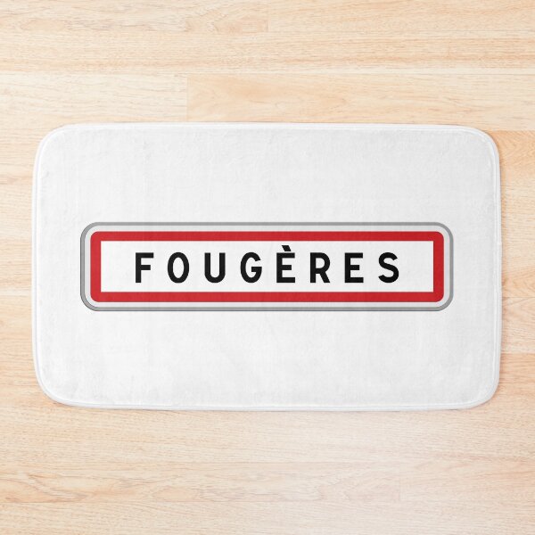 Item preview, Town sign of Fougères, Ille-et-Vilaine, Brittany designed and sold by Panneaux et signalisations - NPOITEVIN.