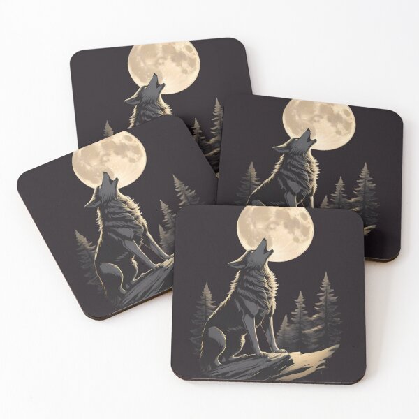 Item preview, Wolf Howling At The Moon designed and sold by SolaoLab.