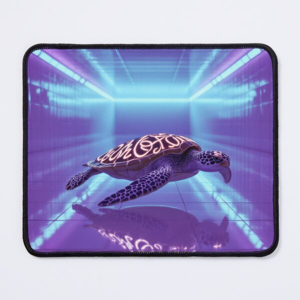 Item preview, Neon Sea Turtle designed and sold by HabitableMoons.