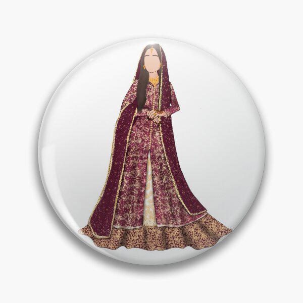 Item preview, Indian Pakistani Wedding Bride | Asian Wedding | Muslim | Traditional designed and sold by Sketchbook Studio by Aqsaa.