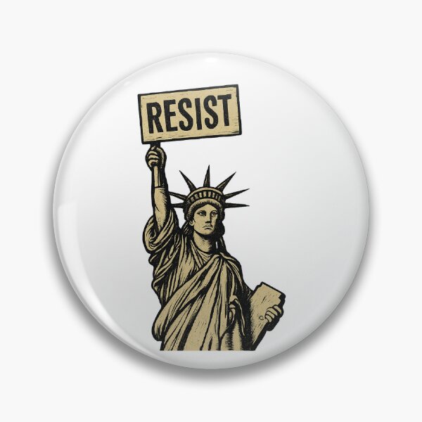 Item preview, Statue of Liberty Resist Pro Democracy Rally  designed and sold by The Junto Shop.