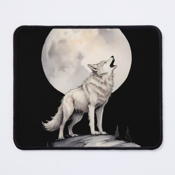 Item preview, White Wolf Howling At The Moon designed and sold by SolaoLab.