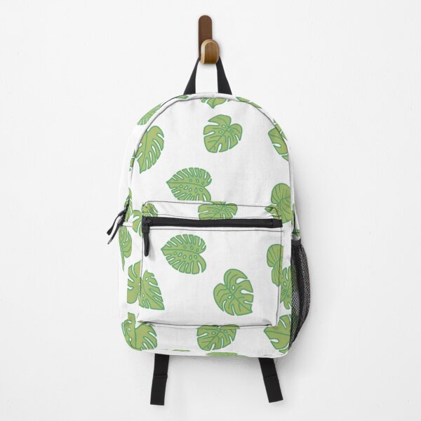 Vista previa del artículo con la obra «Hojas de monstera verdes dibujadas a mano», diseñado y vendido por winterpumpkin.