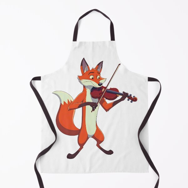 Item preview, Melodic Fox - Fox Music Animated Violinist Fox Violin designed and sold by SlocifieShop.