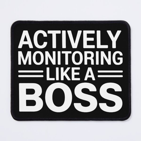 Item preview, Actively Monitoring Like A Boss - The perfect gift for teachers, IT pros, and anyone who monitors like a true boss. designed and sold by ZyziowskyArt.