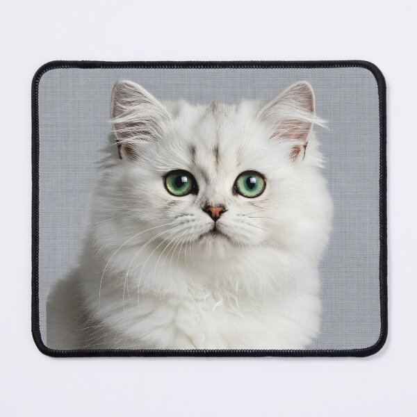Item preview, Baby Persian Cat on Grasscloth Fabric – Cute Jungle Cub designed and sold by svarupa.