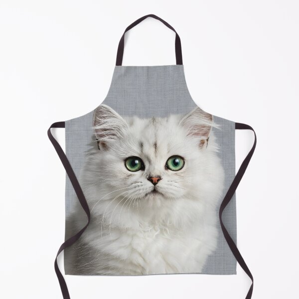 Item preview, Baby Persian Cat on Grasscloth Fabric – Cute Jungle Cub designed and sold by svarupa.