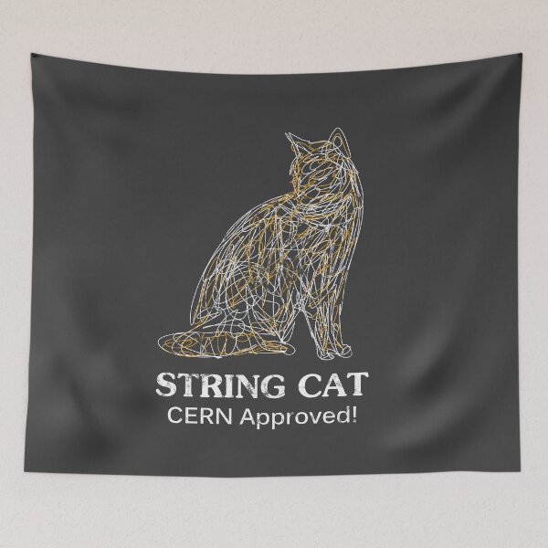 Item preview, String Cat CERN | Physics Humor Tee designed and sold by OneEyedCap.