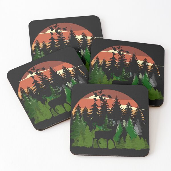 Artikelvorschau, Rehe im Wald. entworfen und verkauft von MGfashionnew.