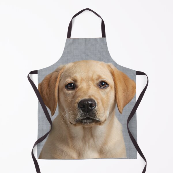 Item preview, Baby Labrador Retriever on Grasscloth Fabric – Cute Jungle Cub designed and sold by svarupa.