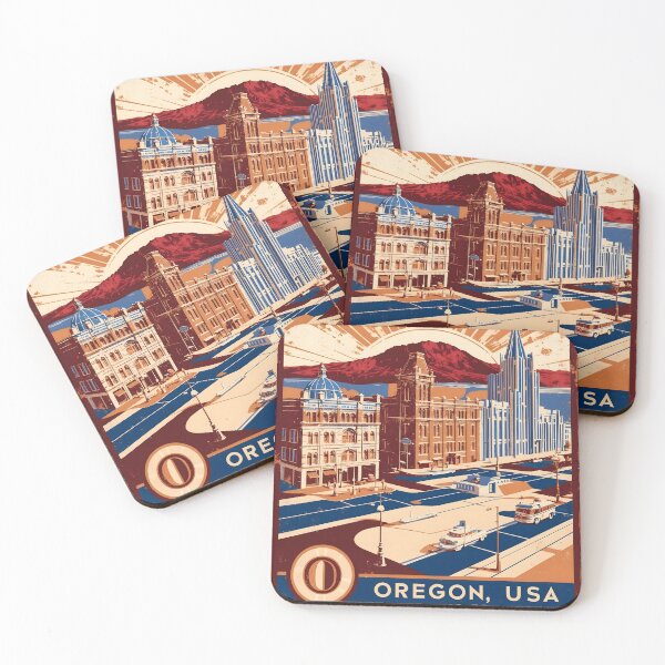 Item preview, Oregon 1950s USA Vintage Retro Tourism  designed and sold by TravelersGems.