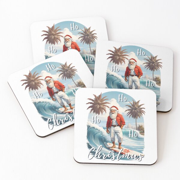Item preview, Surfing Santa - Ho Ho Ho Christmas designed and sold by SolaoLab.