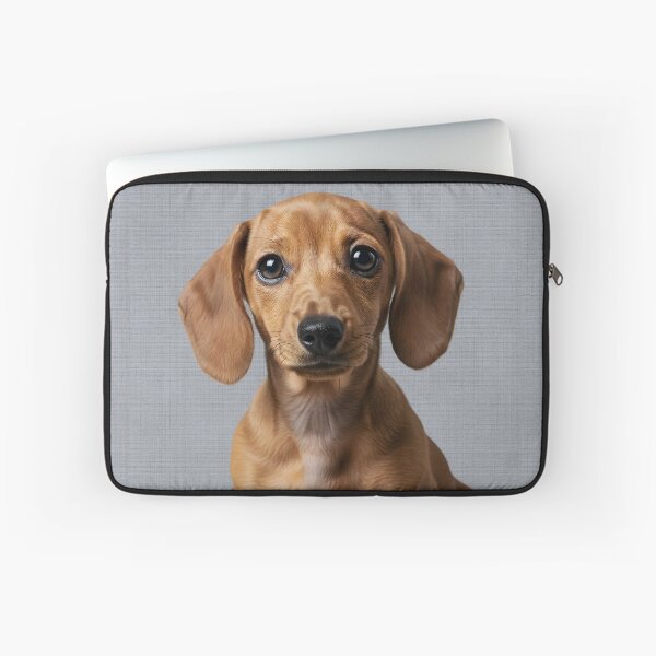 Item preview, Baby Dachshund  on Grasscloth Fabric – Cute Jungle Cub designed and sold by svarupa.