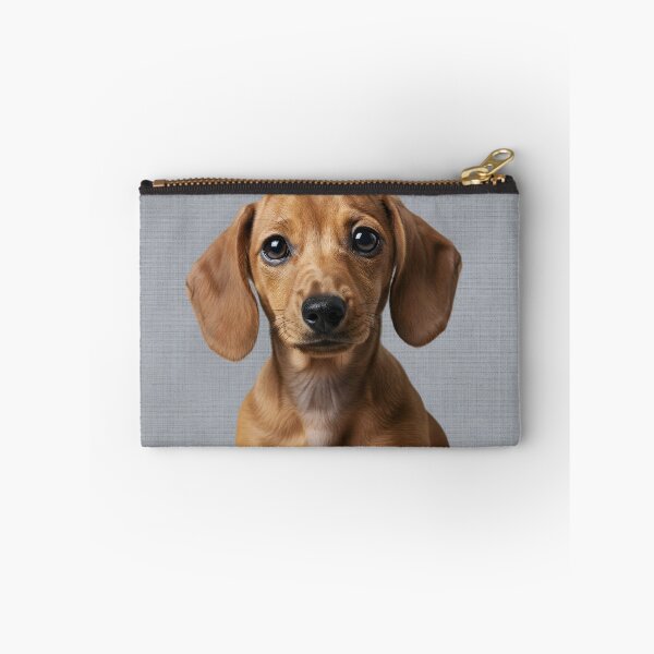 Item preview, Baby Dachshund  on Grasscloth Fabric – Cute Jungle Cub designed and sold by svarupa.