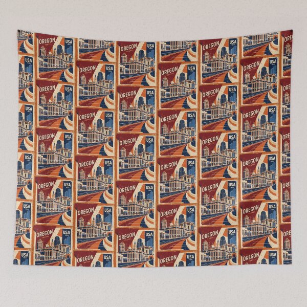 Item preview, Oregon 1950s USA Vintage Retro Tourism  designed and sold by TravelersGems.