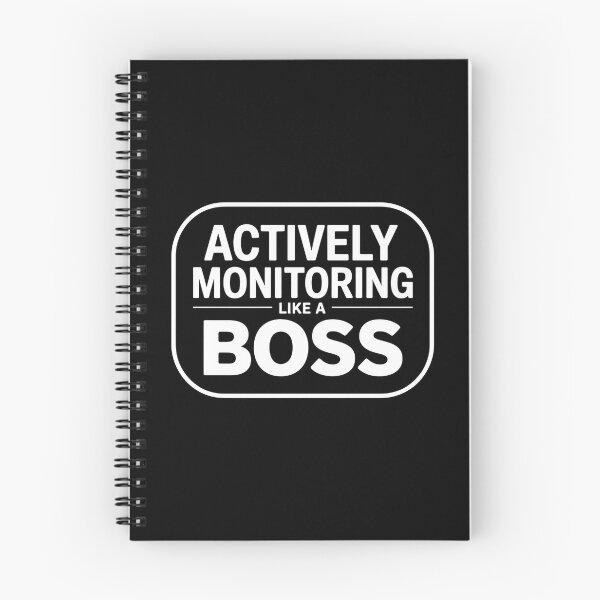 Item preview, Actively Monitoring Like A Boss - The perfect gift for teachers, IT pros, and anyone who monitors like a true boss. designed and sold by ZyziowskyArt.