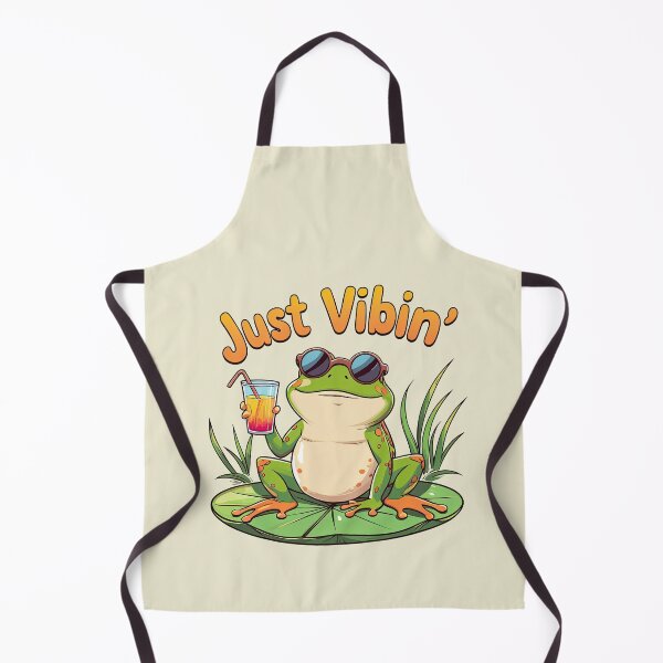 Item preview, Just Vibin' Summer Frog designed and sold by ApriNoeScor.