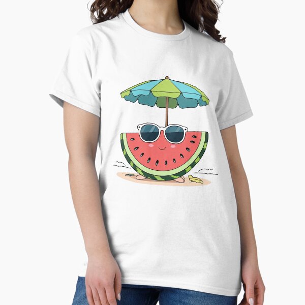 Item preview, Summer watermelon on the beach designed and sold by ApriNoeScor.