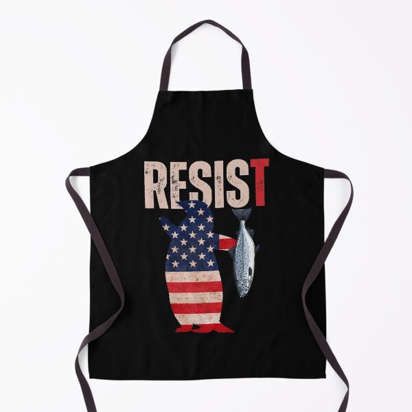 Item preview, resist penguin usa flag designed and sold by RokaCircles.