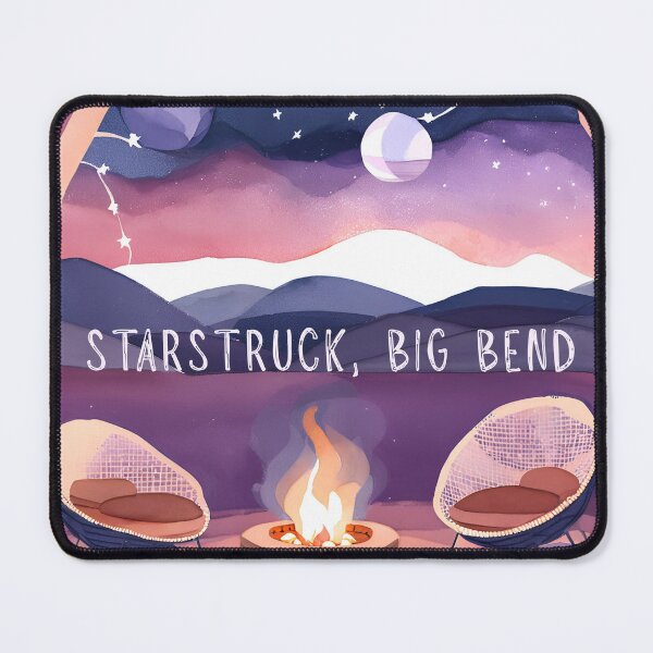 Item preview, Starstruck, Big Bend – Desert Stargazing Campfire Art designed and sold by HonkyTonk2025.