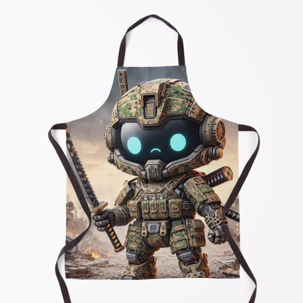 Item preview, Cyber Shogun Rockbot – The Ultimate Warrior of Power and Rebellion - Model 28 designed and sold by NeonBot_Shop.