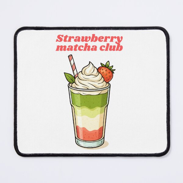 Item preview, Strawberry matcha latte club designed and sold by Nathalie_87.