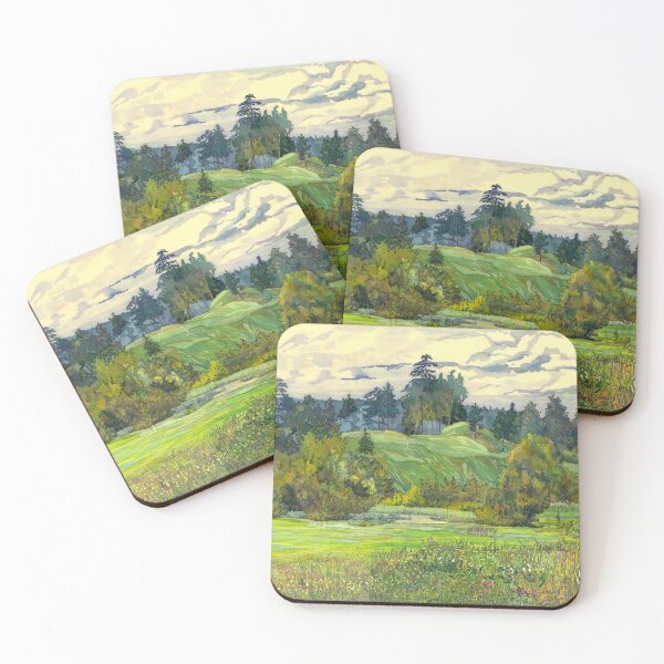 Item preview, Pines painting  watercolor  designed and sold by SVETLANA ZOLOTAREVA.