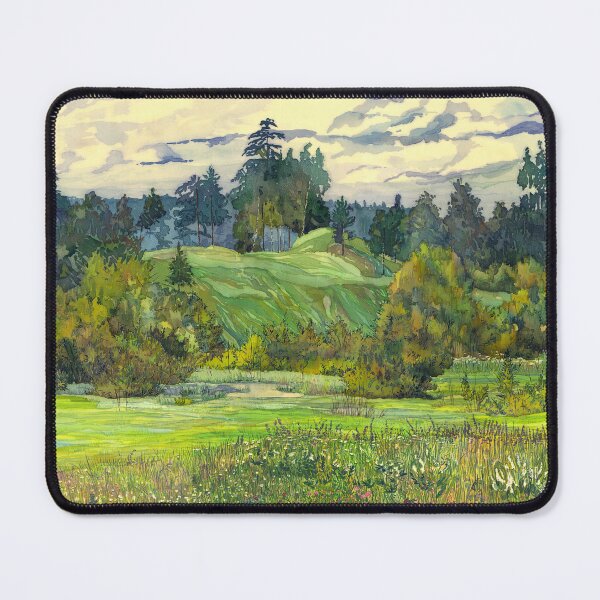 Item preview, Pines painting  watercolor  designed and sold by SVETLANA ZOLOTAREVA.