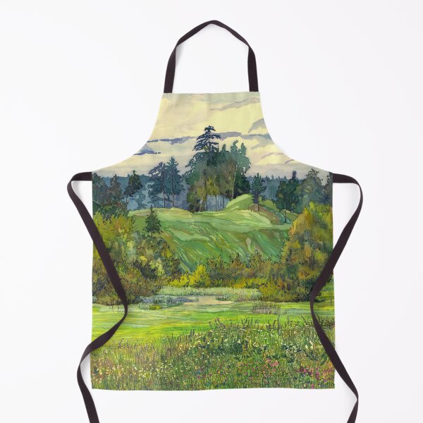 Item preview, Pines painting watercolor designed and sold by SVETLANA ZOLOTAREVA.