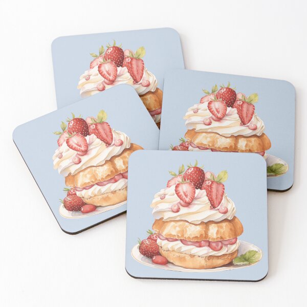 Item preview, Strawberry Cream Puff Pastry designed and sold by Alicia Chee.