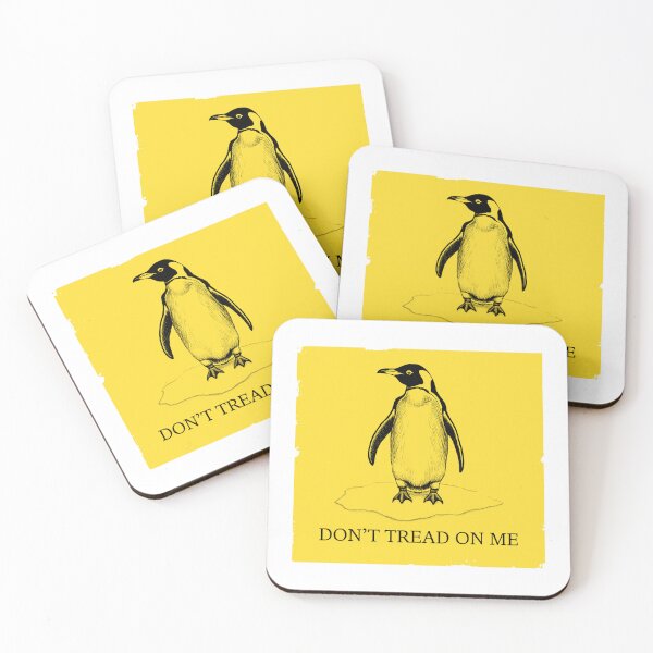 Item preview, Trump Penguins Don't Tread on Me Heard and McDonald Island Funny Tariff Meme designed and sold by gillys.