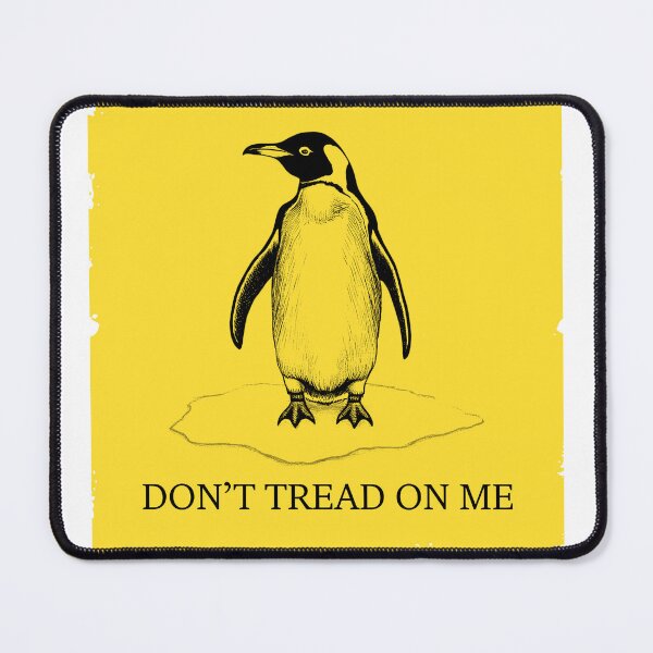 Item preview, Trump Penguins Don't Tread on Me Heard and McDonald Island Funny Tariff Meme designed and sold by gillys.