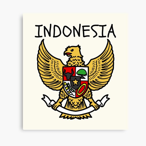 Item preview, Indonesia coat of arms designed and sold by Peerless-Prime.