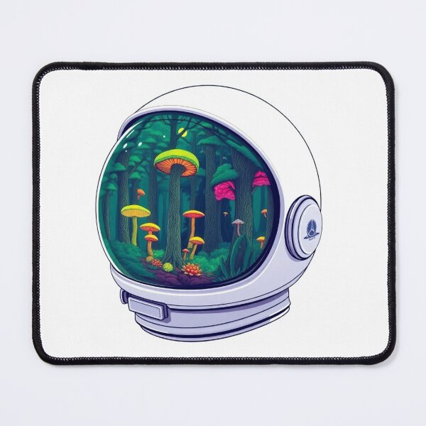 Item preview, Astronaut Helmet Fantasy Forest Reflection Shirt - Sci-Fi Nature Art Tee designed and sold by LaFeyCollection.
