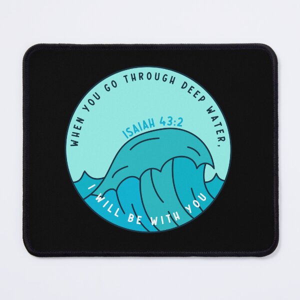 Item preview, Isaiah 43:2 Christian Sticker designed and sold by FaithwinsFear.