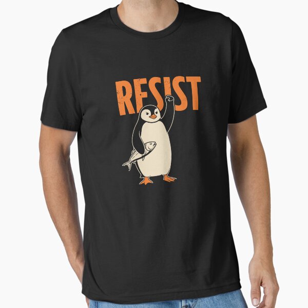 Vista previa del artículo con la obra «Resist Penguins y Resist Penguin», diseñado y vendido por Elysian Arts.