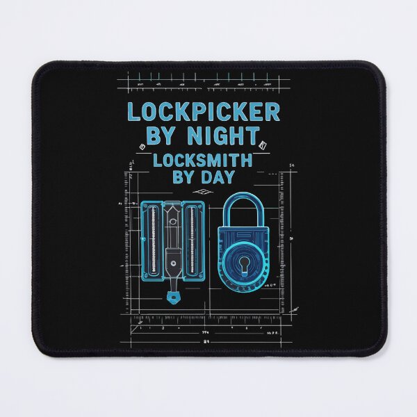 Item preview, Lockpicker by Night, Locksmith by Day – Funny Locksmith Job Humor Gift designed and sold by philippo artworks.
