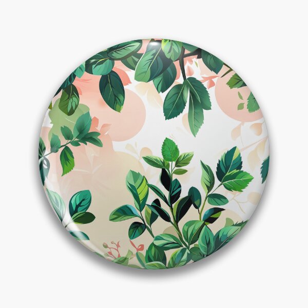 Item preview, Refreshing Mint Leaves Pattern designed and sold by ArtDzignsZA.