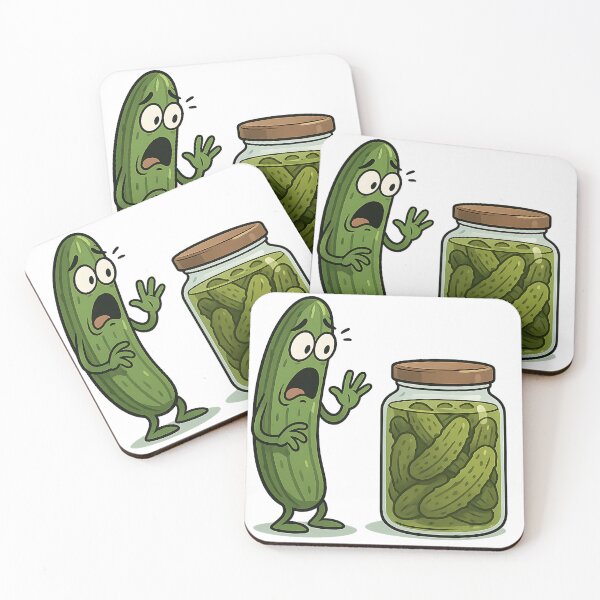 Item preview, Funny Cucumber's Pickle Jar Horror designed and sold by Vitanity.